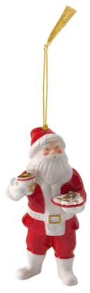 Villeroy & Boch Christmas Classics Santa Ornament 6.5 x 4.5 x 10.5 cm