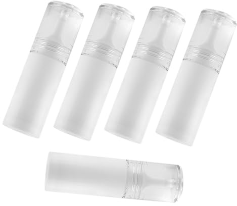 WEKADRIN 5 Stück Essenzflaschen 10ml Kunststoff Tropfflaschen Mit Pipette Weiß Lichtgeschützt Auslaufsicher Für Ätherische Öle Hautpflege Parfüm