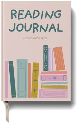 Yop & Tom Reading Journals - Review and Track Your Reading - Includes Planner to Log Your Favourite Books and Authors - Bookshelf Theme