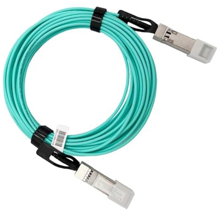 synfarin - 5m 10G SFP+ AOC Kabel, 10GBASE-SR Active Optical Cable, OM3 Multimode Glasfaser, SFP+ zu SFP+, Kompatibel mit Cisco SFP-10G-AOC, Ubiquiti UniFi, Mikrotik, Netgear