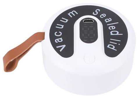 Generic Kit de Scellage Sous Vide électrique pour Bocaux Mason, Ensemble de Scellage Automatique Efficace pour la Fraîcheur, Matériel Réutilisable pour Camping et Voyage