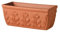 Deroma Testrut Roma 364996 - Vaso per Piante, 43 x 19 x 17 cm, Colore: Argilla