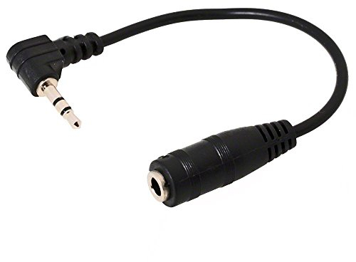 Delock Kabel Audio Klinke 2, 5 mm Stecker gewinkelt > 3, 5 mm Buchse 3 Pin 14 cm