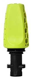 AVA Turbo Nozzle Pressure Washer Attachment with Rotating Jet Spray for Hard Surfaces, Patio, Garden Cleaning, AVA Charcoal/AVA Green, 150-160 Bar