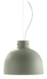 Kartell Bellissima, Lampada a Sospensione, Tecnopolimero termoplastico colorato in Massa, Verde salvia, Ø 50 x H 41 cm [Classe di efficienza energetica E]