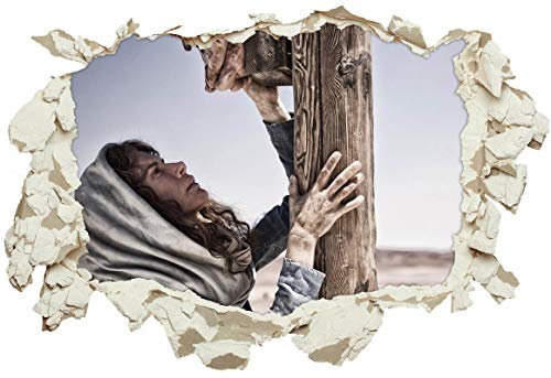 Unified Distribution Son of God Movie Jesus Maria - Wandtattoo mit 3D Effekt, Aufkleber für Wände und Türen Größe: 92x61 cm, Stil: Durchbruch