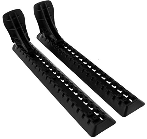Tubayia 2 Stück Nylon Kajak Fußstütze Fuß Klammer Pedal Fussstuetze Zubehör für Kayak