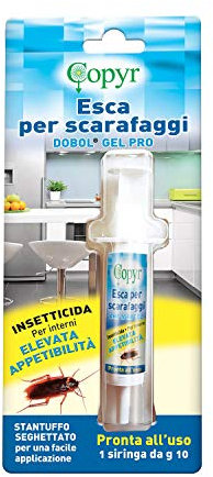 COPYR | Siringa Per Scarafaggi Dobol Gel, Antiformiche e Scarafaggi, Disinfestazione Della Colonia In 6 Giorni - Siringa 10 gr