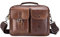 Xieben Leder Schulter Messenger Bag Handtasche für Männer Travel Business Crossbody Pack Daypack Wallet Handytasche Handtasche Handtasche