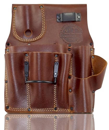 Graintex AS2588 Ambassador Series Drywall Pouch Left-Handed Top Grain Leather