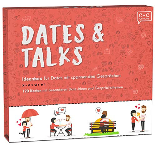 120 Fragen & Date Ideen für Paare - Paarzeit Bucket List für Pärchen - Date Night Spiel als Romantisches Valentinstag und Jahrestag Geschenk für Partner, Ihn, Sie, Ehemann und Ehefrau