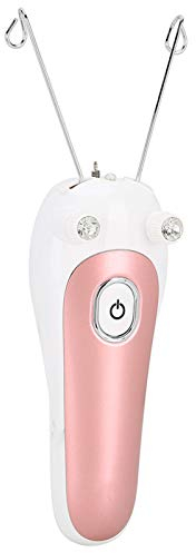 Elektrisch Körper Gesichtsbehaarung Haarentferner Ziehen Physical Threader Haarentferner Verwendung Threading Epilator Elektrischer Gesichtshaarentferner Lady Epilator Facial (Rosa)