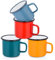 Joyfair Juego de 4 tazas esmaltadas