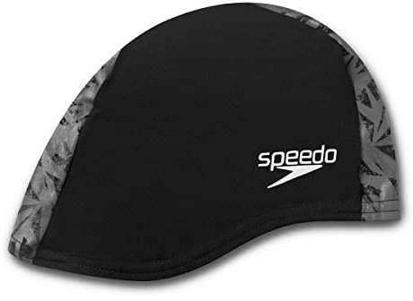 Speedo Unisex Erwachsene Boom Eco Endurance + Cap Schwimmkappe, Schwarz/Grau, Einheitsgröße