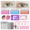 PERMANIA Kit Rehaussement de Cils-Brow Lift Kit Sourcil-2-en-1 Permanent Cils et Sourcils Lamination Kit,Parfum de rose, nouveaux accessoires pour cils incurvés
