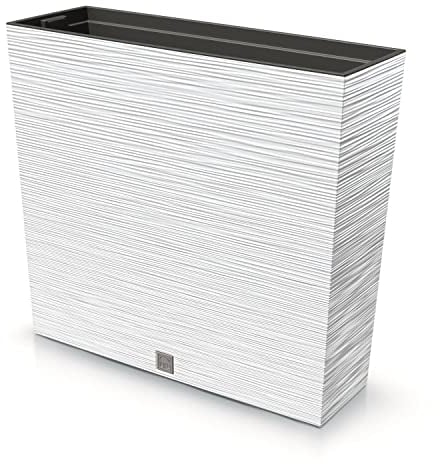 Prosperplast Furu Case Tower Blumentopf, Weiß