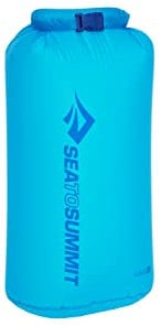 Sea to Summit - Ultra-SIL Dry Bag M 8L - wasserdichte Aufbewahrung - Rollverschluss & Patentierte Field Repair-Schnalle - Ultra-SIL-Gewebe - Wandern - 19.1 x 17.2 x 36.8cm - Atoll Blue- 39g