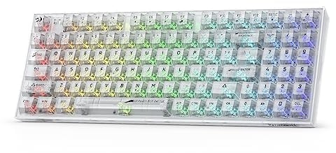 Redragon K658 PRO SE 90% 3-Modus-Wireless-RGB-Gaming-Tastatur, 94 Tasten Mechanische Tastatur, vollständiges Ziffernfeld, durchscheinender benutzerdefinierter Schalter