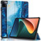 TOPCASE Coque pour Xiaomi Mi Pad 6/Mi Pad 6 Pro 11 pouces 2023, Coque ultra fine avec fonction support et mise en veille/activation automatique, Les vagues