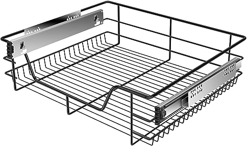 KESSER® Teleskopschublade 60 cm ✓ Küchenschublade ✓ Küchenschrank ✓ Korbauszug ✓ Schrankauszug ✓ Vollauszug ✓ Schublade
