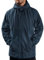 ANAYSN Herren Regenjacke mit Kapuze wasserdicht leichte Jacke und Reißverschlusstaschen Regenmantel für Outdoor-Camping Wandern (Navy, M)
