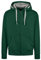 HRM Herren Hooded Jacket I Premium Kapuzenpullover Herren mit Kontrast-Innenfutter I Basic Hoodie mit Reißverschluss I Zip Hoodie I Hochwertige & nachhaltige Herren-Bekleidung