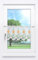 Plauener Spitze Scheibengardine Osterglocke (Bx H) 64cm * 35cm Orange/Orangegelb