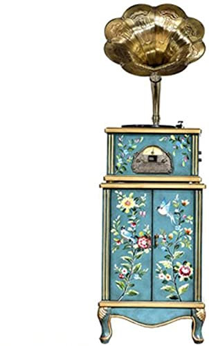 MaGiLL Gramophone, Vinyl Record Player, Multi-Function Bluetooth Player Retro Speakers Solid Wood Lockers Interesting Life