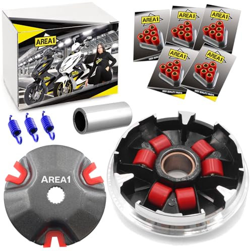 Area1 Kit de variateur de tuning pour scooter avec moteur 50 cc 2T Compatible avec Aerox Neos Jog Nitro Ovetto Mach G Booster Motowell Italjet