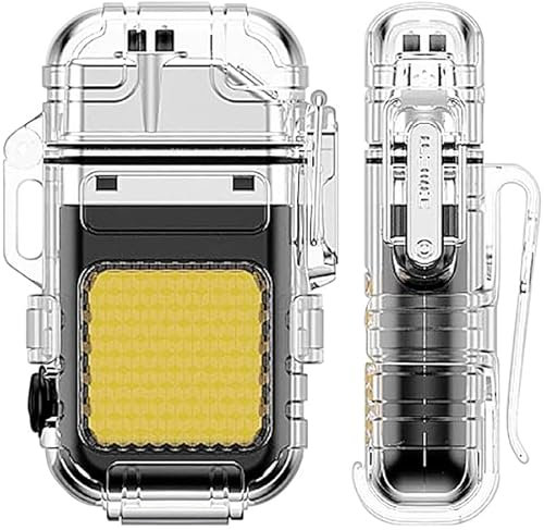 Mechero electrico recargable con luz LED 5W COB