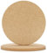 Huakaile Round Cork Coasters Bulk, Heat Resistant Cork Trivet, 7 Diameter x 0.4 Thick Cork Plant Mats Saucer, Absorbent Cork Hot Pads for kitchen Pots Pans Dishes Drinks (2 Pack)