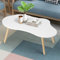Kleiner Couchtisch, moderner Holztisch in Wolkenform, für Wohnzimmer, Zentrum, kleiner Raum, minimalistisches Display, weiße Tische, Nachttisch, Schlafzimmer, Balkon, Bauernhaus, Mitte des