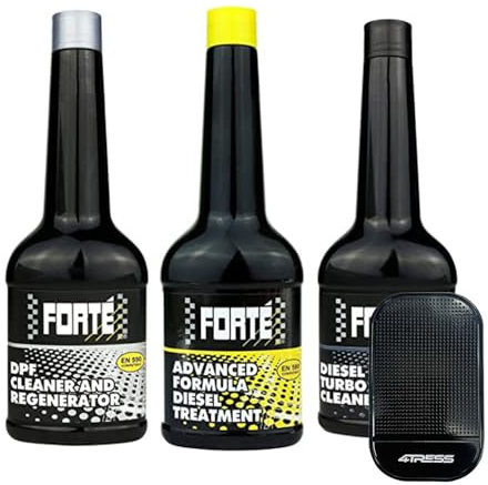4TRESS Forte Diesel Car Fuel System Treatment & DPF Cleaner & Diesel Turbo Cleaner Non-Slip Dash Mat