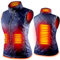 Heated Vest for Women UK Clearance USB Electric Heated Jacket with 3 Heating Levels Heated Gilet 4 Heating Zones Heated Body Warmer Winter Outdoor Heated Coat for Camping Riding Hiking
