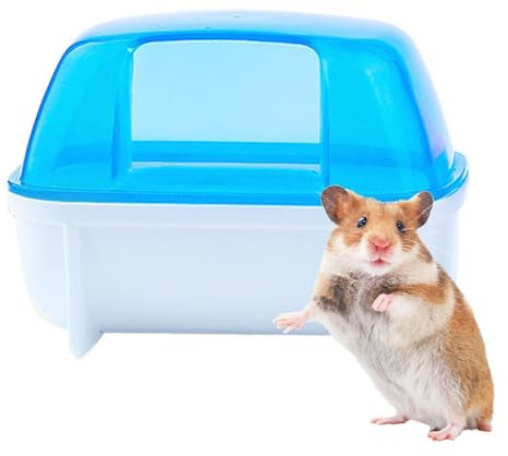 Hamster Sandbad, Hamsterbad Sand Badebox, Hamster Sand Badebox, Abnehmbarer Zwerghamster Zubehör für Chinchilla, Rennmäuse