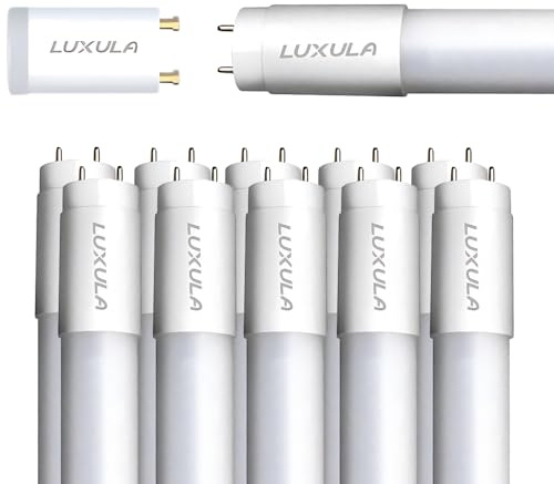 LUXULA 10er Pack LED Röhre 150cm - Kunststoff T8 G13 Sockel - 22W 3520lm - 6000K Kaltweiß - inkl. Starter-Brücke - Röhrenlampe Leuchstoffröhre Neonröhre