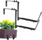 Nudorpn Soportes para jardineras de balcón, 2 Unidades Ajustables para Ventana, Soporte para, Soporte para, parterres de jardín al Aire Libre, Soporte para Plantas para terraza, balcón