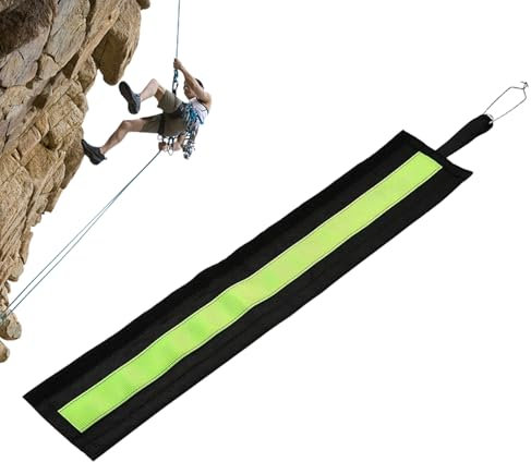 Protector Antiabrasión para Cuerda De Escalada - Protector de Cuerda para Montañismo y Escalada - Cubierta Resistente para Equipo de Supervivencia y Senderismo Seguro en Excursiones y Camping