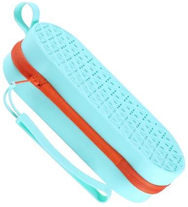 Funda Para Gafas De Natación,Estuche Protector Colorido Para Gafas De Natación Con Orificio De Drenaje | Porta Gafas de Sol Portátil y Accesorios de Natación de Silicona Unisex