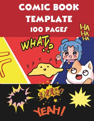 Comic Book Template: The Ideal Notebook for Funny Comics