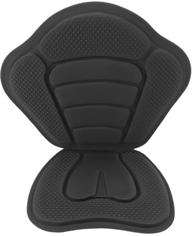 Deluxe Kayak Seat Sit on Top Padded Backrest Canoe Rafting Sports High Back Detachable for Kayaks Canoes Paddleboards, Waterproof and Comfortable for Outdoor Enthusiasts nd Water Sports Lovers Black