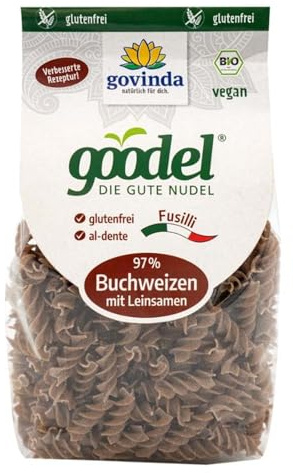 Govinda Goodel Nudeln, Fusilli Buchweizen, 250g