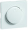 Peha 00816713 Dialog Zentralplatte mit Knopf, für Dreh-Dimmer und Potentiometer, reinweiß