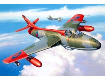 Revell Modellbausatz 04186 - Hawker Hunter FGA.9/Mk.58 im Maßstab 1:72