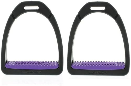 Shires COMPOSITI Premium Profile Stirrups (Childs, Purple)