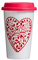 Premier Housewares Chickadee Travel Mug - Red