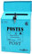 TentHome Briefkasten Postkasten Antik-Look Briefkastenanlage Mailbox Wandbriefkasten Zeitungsfach Farbiger Letterbox Zeitungskasten mit Klappe Blau 1
