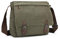 Rufun Bolso Bandolera de Hombro Lienzo Laptop Maletín Bolsa para la Escuela (Verde, M)
