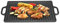 lyrlody Tepaniakygrill Platte, Teppanyaki Platte für Induktionsplatten mit Antihaftbeschichtung, Teppanyaki Platte Induktion, Kann auf Beiden Seiten Verwendet Werden, Schwarz, 50,5 x 23,5 x 1,4 cm