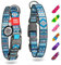 WAUDOG Nylon Halsband Hund Hundehalsband Große Hunde, Hundehalsband Mittelgroße Hundehalsband Kleine Hund Hunde Halsbänder Nylon Hundehalsband Welpen Verstellbar Digitale Hundemarke